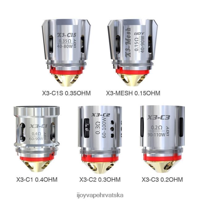 iJOY Captain x3 zamjenske zavojnice (paket od 3)buy iJOY vape online NT4J2H109