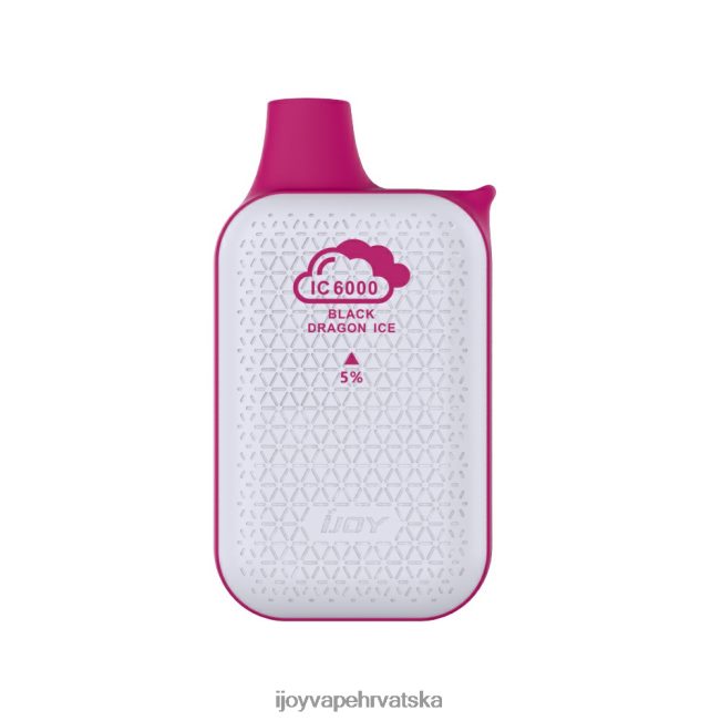 iJOY Bar IC6000 za jednokratnu upotrebu crni zmajev led iJOY vape hrvatska NT4J2H201