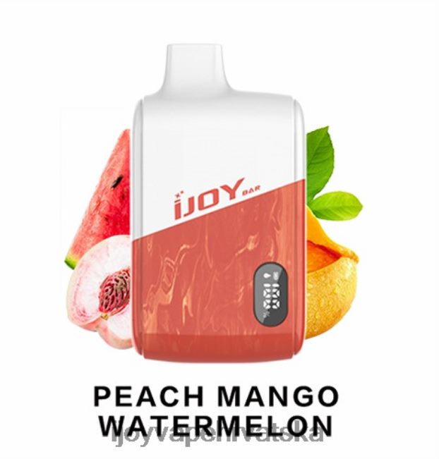 iJOY Bar IC8000 za jednokratnu upotrebu breskva mango lubenica iJOY vape hrvatska NT4J2H191