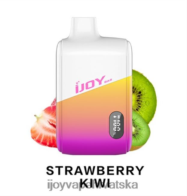 iJOY Bar IC8000 za jednokratnu upotrebu jagoda kivi iJOY vape review NT4J2H193