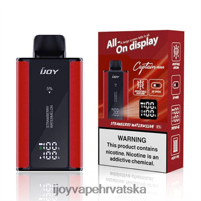 iJOY Bar Captain za jednokratnu upotrebu jagoda lubenica iJOY vape for sale NT4J2H97