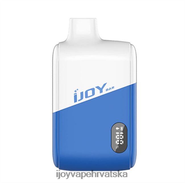 iJOY Bar Smart Vape 8000 udaha plavi razz led iJOY vape price NT4J2H6