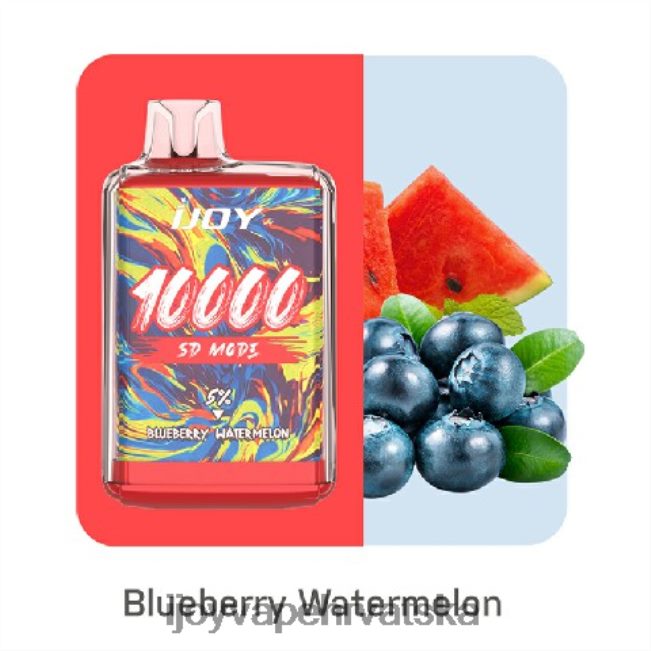 iJOY Bar SD10000 za jednokratnu upotrebu borovnica lubenica iJOY vape review NT4J2H163