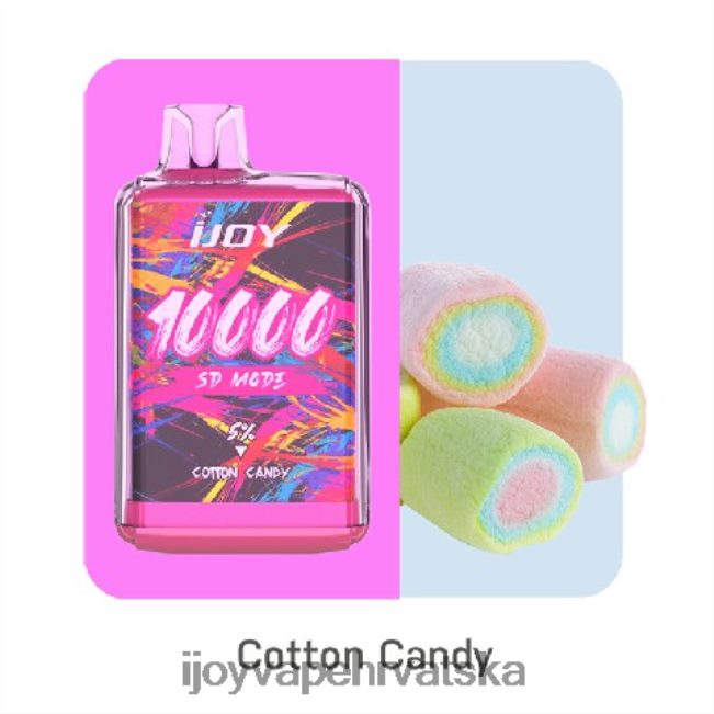 iJOY Bar SD10000 za jednokratnu upotrebu šećerna vuna iJOY bar vape price NT4J2H165