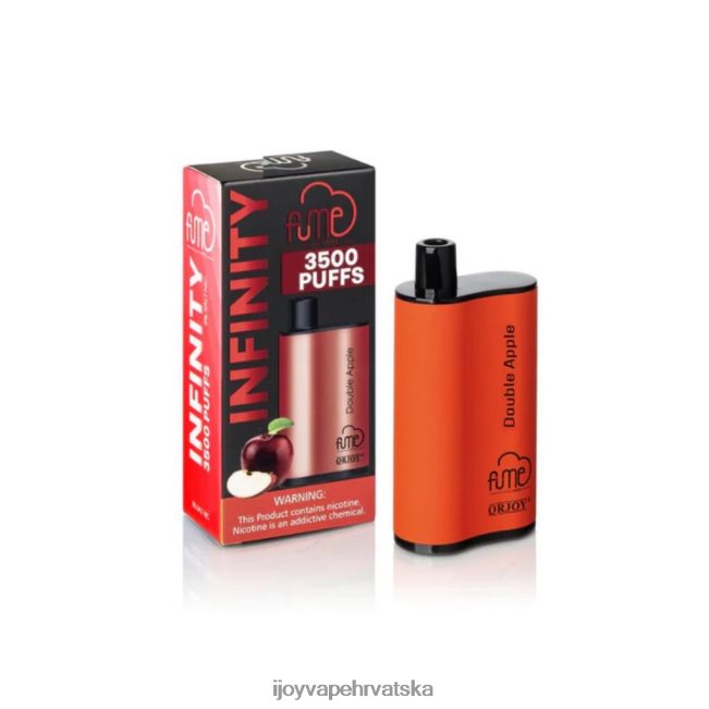 iJOY Fume Infinity za jednokratnu upotrebu 3500 udisaja | 12 ml dupla jabuka iJOY vape hrvatska NT4J2H101