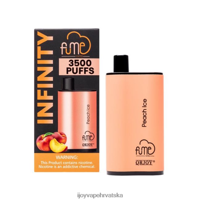 iJOY Fume Infinity za jednokratnu upotrebu 3500 udisaja | 12 ml led od breskve iJOY vape flavors NT4J2H104