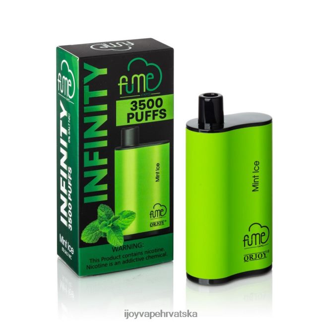 iJOY Fume Infinity za jednokratnu upotrebu 3500 udisaja | 12 ml led od mente iJOY vape review NT4J2H103