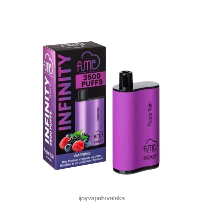 iJOY Fume Infinity za jednokratnu upotrebu 3500 udisaja | 12 ml ljubičasta kiša iJOY vape price NT4J2H106