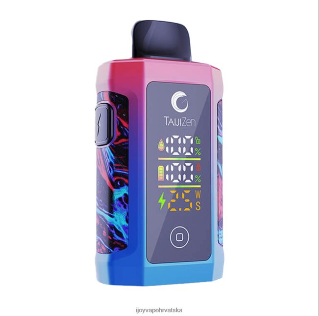 iJOY TaijiZen Judo 24000 vape za jednokratnu upotrebu kisela jagoda grožđe iJOY vape review NT4J2H63